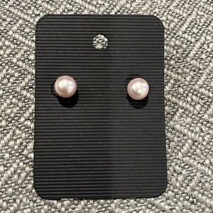 Pearl Stud Pierced Earrings